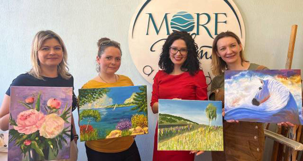 мастер-классы по живописи в арт-студии «Море цвета»