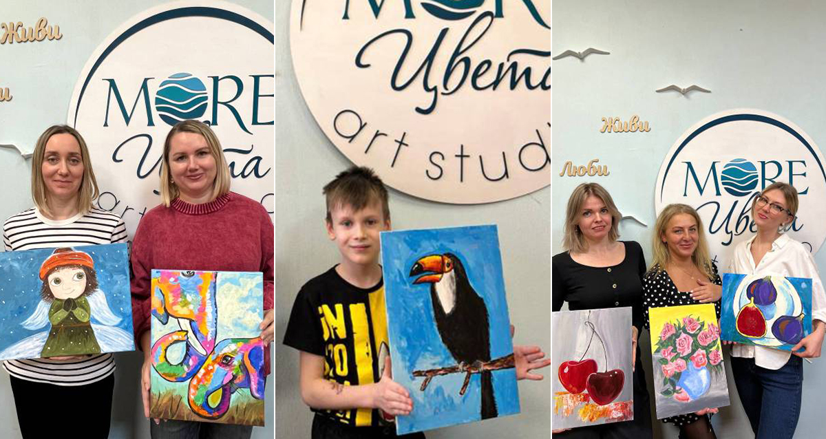 мастер-классы по живописи в арт-студии «Море цвета»