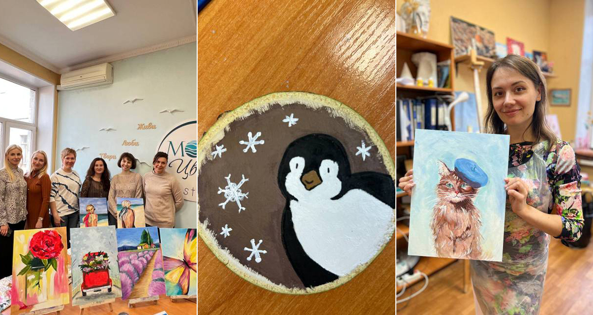 мастер-классы по живописи в арт-студии «Море цвета»