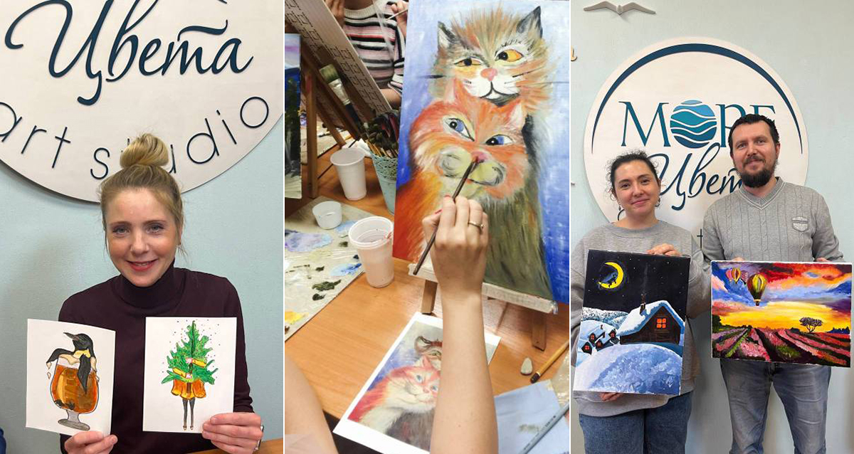 мастер-классы по живописи в арт-студии «Море цвета»