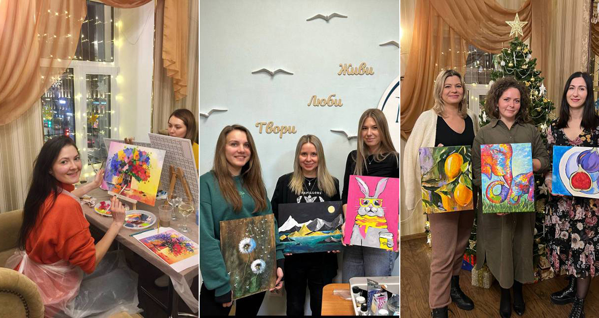 мастер-классы по живописи в арт-студии «Море цвета»