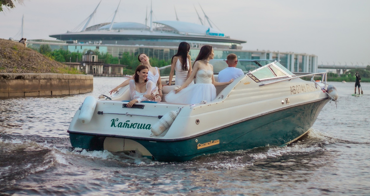 катание на катере «Катюша» с капитаном