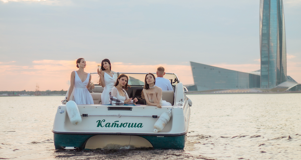 катание на катере «Катюша» с капитаном