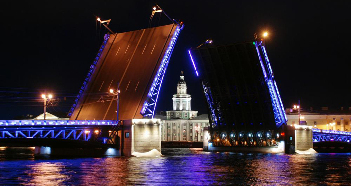 ночная прогулка по неве