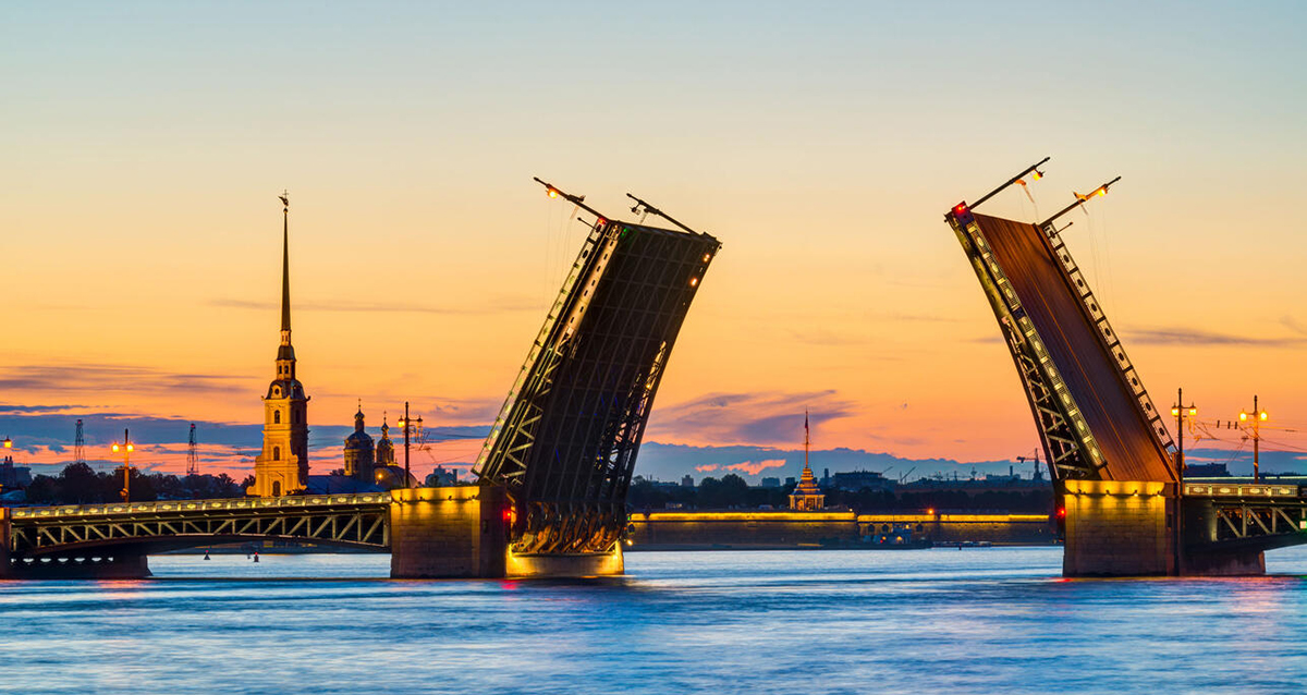 ночная прогулка по неве