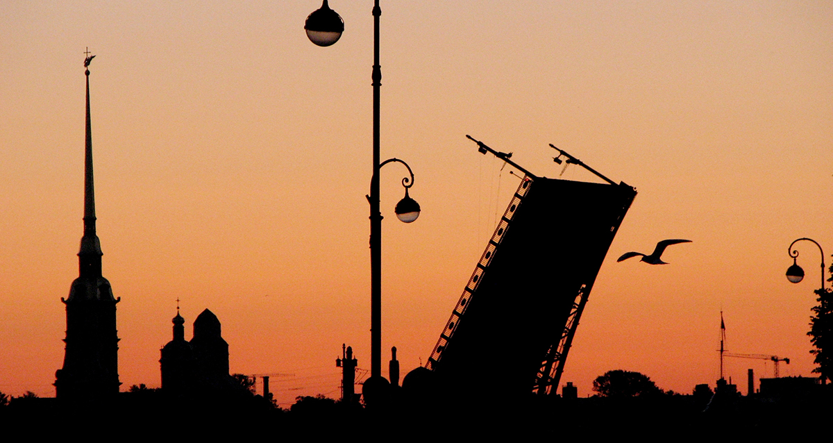 экскурсия под разводными мостами Магия ночного Петербурга