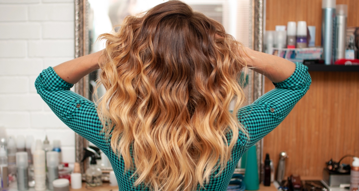 окрашивание в салоне VICTORIA