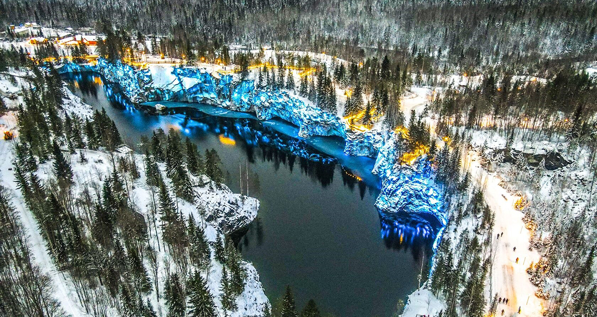 тур Рускеала: Мраморное царство