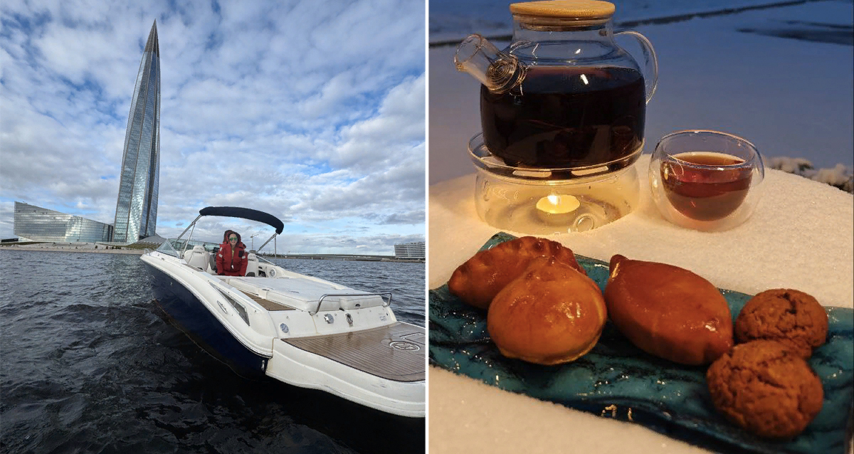 Айс-флоатинг в Финском заливе