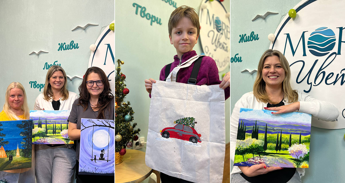 мастер-классы по живописи в арт-студии «Море цвета»