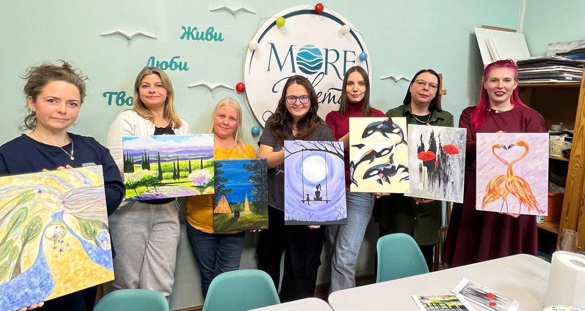 мастер-классы по живописи в арт-студии «Море цвета»