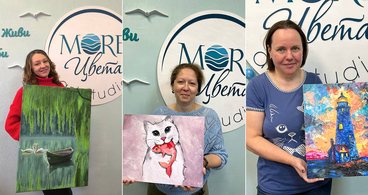мастер-классы по живописи в арт-студии «Море цвета»