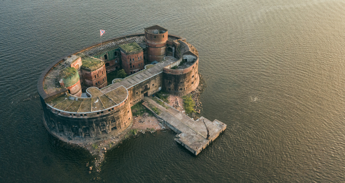 из Кронштадта в Петергоф