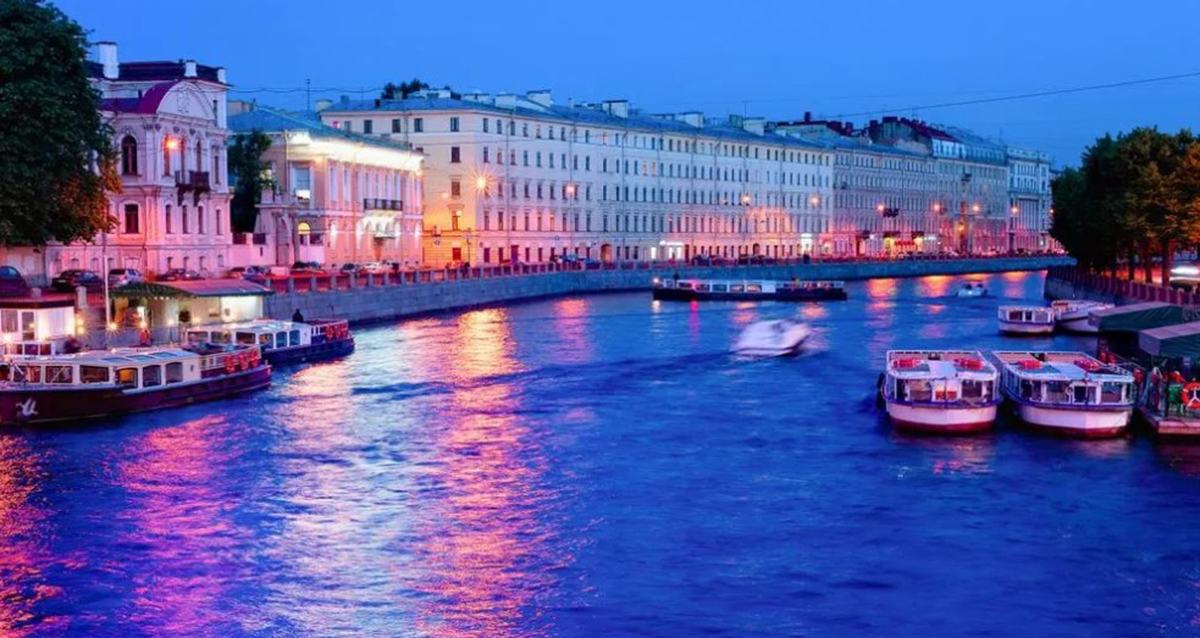 ночная экскурсия под разводными мостами