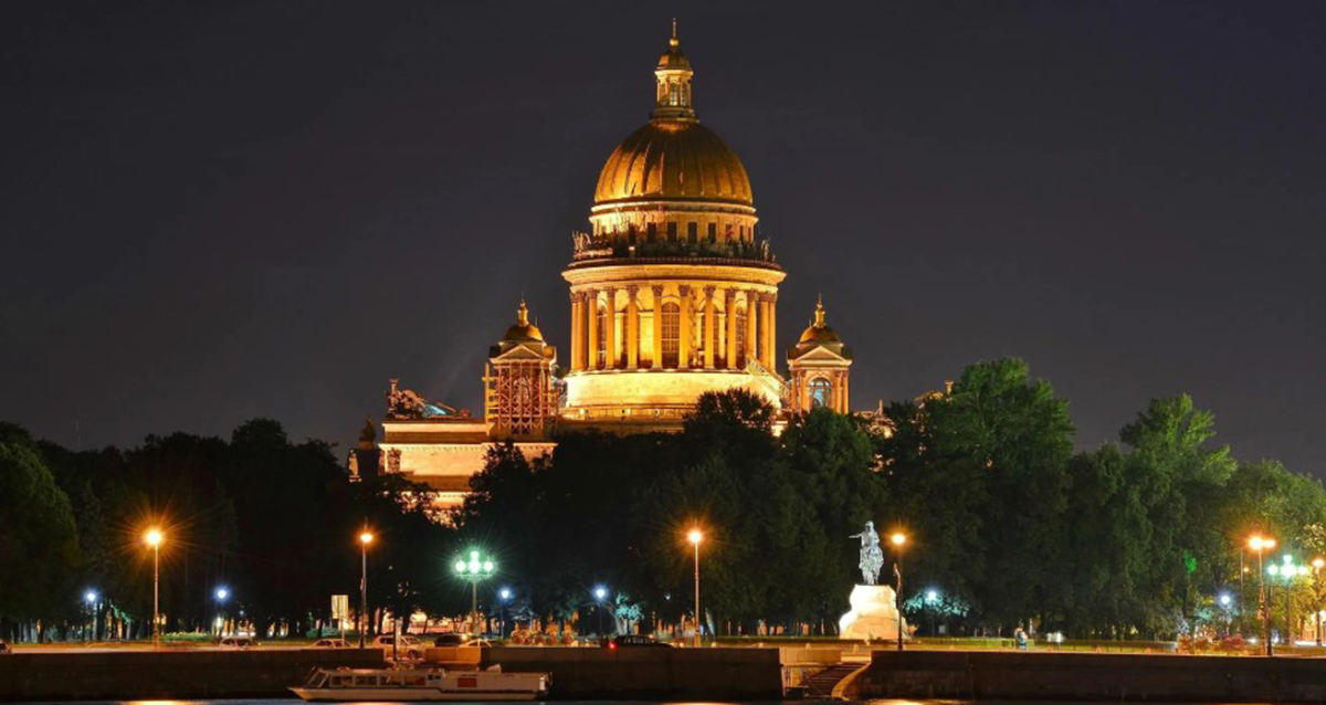 ночная экскурсия под разводными мостами