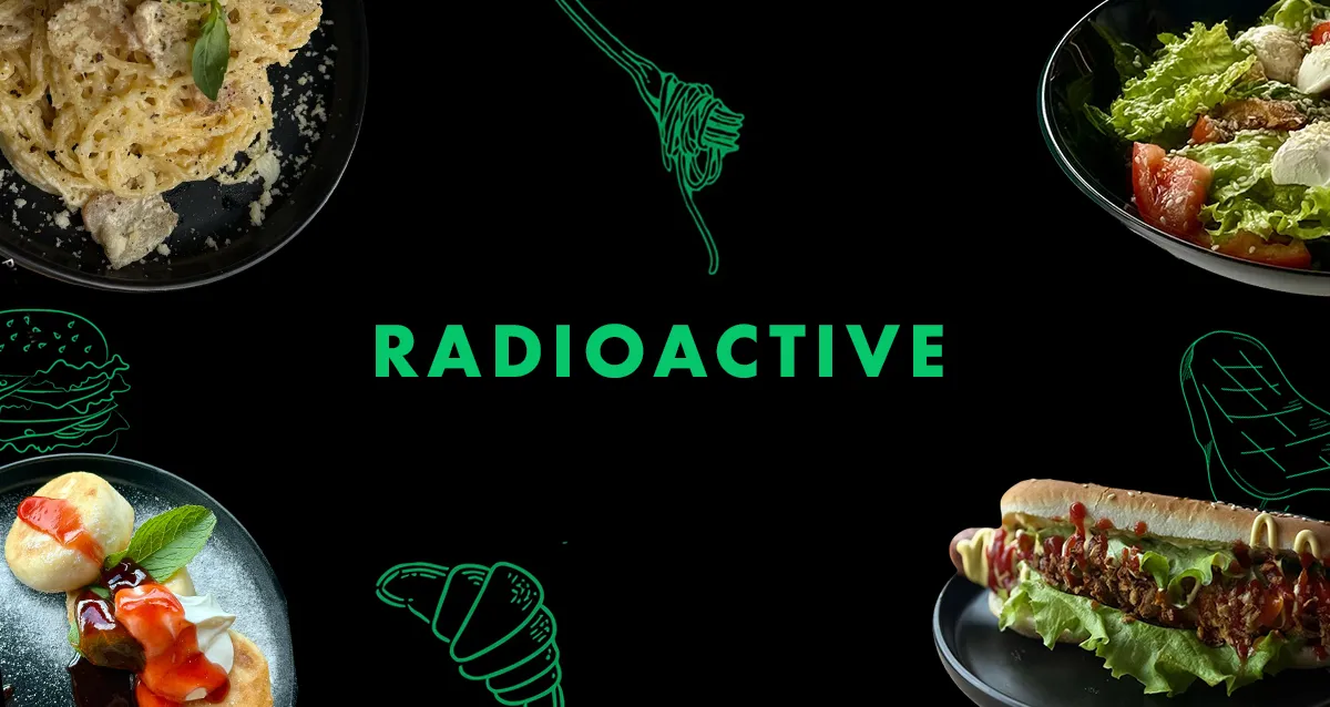 Скидки до 35% на все в рестобаре Radioactive