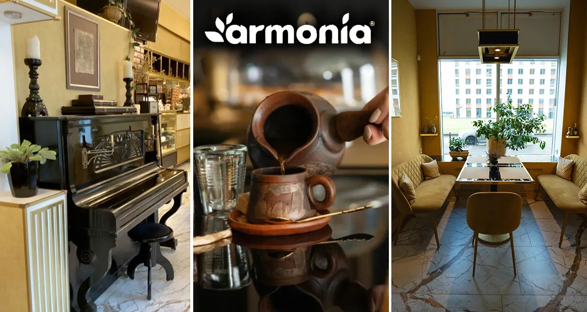 Скидка 50% на всю еду и напитки в ARMONIA gastrobar
