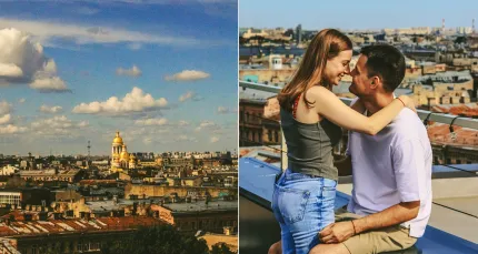 Скидки до 52% на экскурсию на крышу, по дворам и парадным