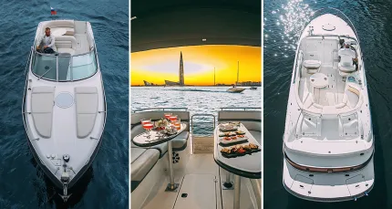 От 6200 р. за катание на катере от компании BOHEMA BOAT