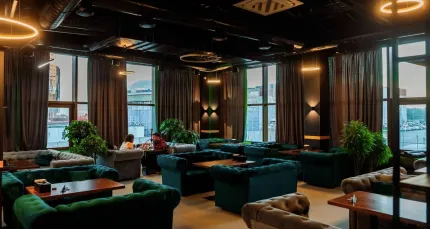 Скидка 50% в панорамном ресторан-баре «Хука Лаунж»