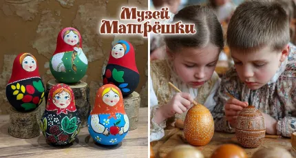 Скидка 30% на билет в «Музей Матрешки» и мастер-классы