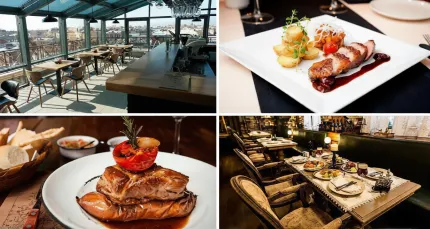 Скидки до 50% в панорамном ресторане «Брассери Паскаль»
