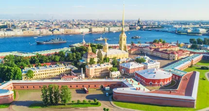 Скидка 50% на экскурсию «Санкт-Петербург и Петропавловская крепость»