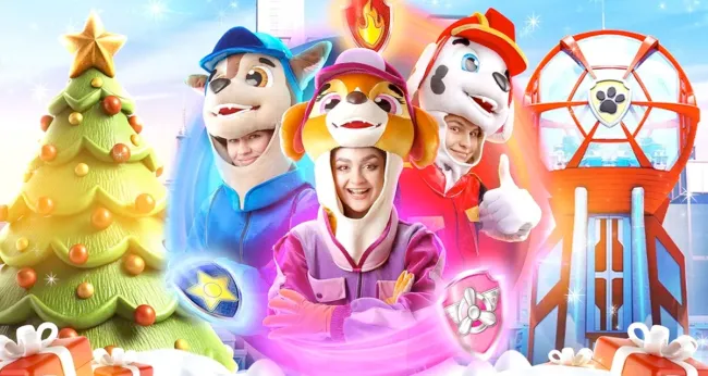 Скидка 25% на новогоднее шоу «МЕГА ЩЕНКИ: Тяф-Тяф Ёлка»