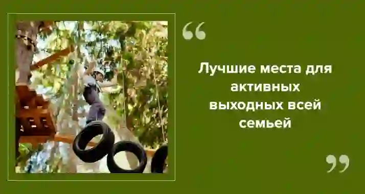 Экстремальные выходные: веревочные трассы в СПб — адреналин для всей семьи