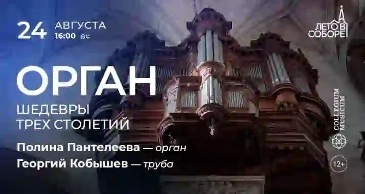 Скидка 30% на концерт «Орган: шедевры трех столетий»