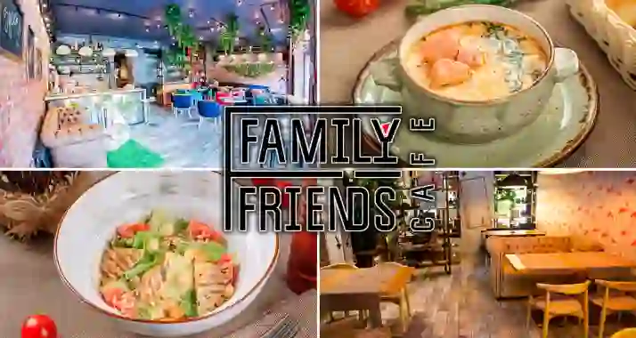 Скидка 30% на все меню в Family Friends cafe
