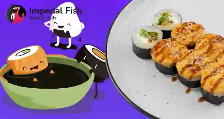 Скидка 30% на доставку и самовывоз в суши-баре Imperial Fish