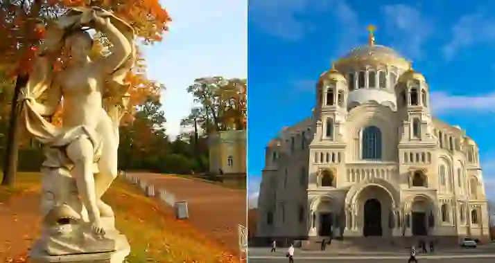 Скидка 44% на однодневный тур «Петергоф — Кронштадт»