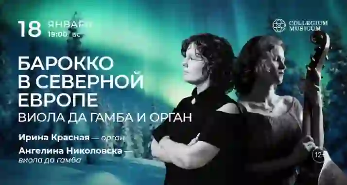 Скидка 30% на концерт «Барокко в Северной Европе: виола да гамба и орган»