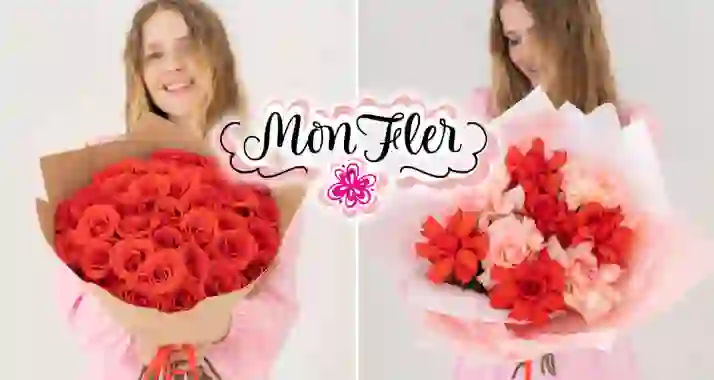 Скидки до 40% на цветы и букеты от MonFler