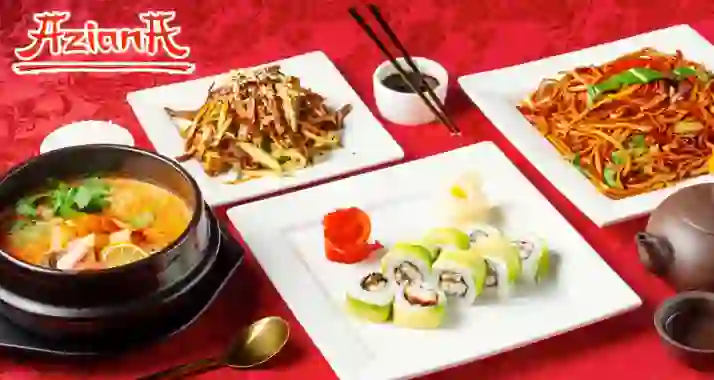 Скидка 30% на все меню кухни и бара в ресторане AzianA