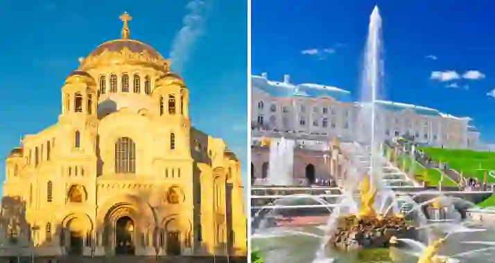 Скидка 35% на автобусный тур «Кронштадт-Петергоф»