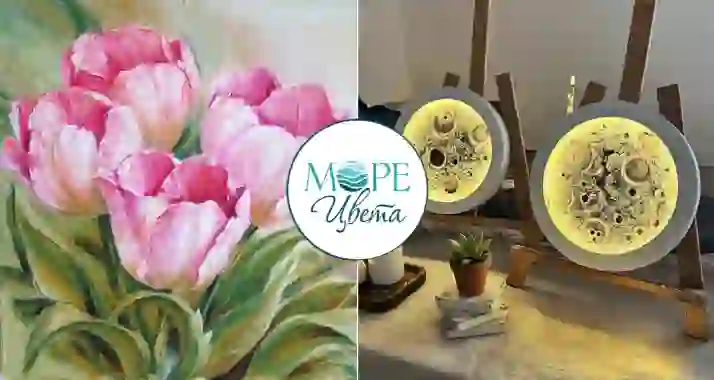 Скидки до 50% на мастер-классы по живописи в арт-студии «Море цвета»