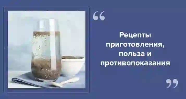 Чиа-вода: как приготовить и зачем добавлять ее в рацион