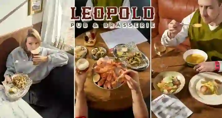 Скидки до 50% в Leopold Pub & Brasserie (Леопольд Паб) на Рубинштейна